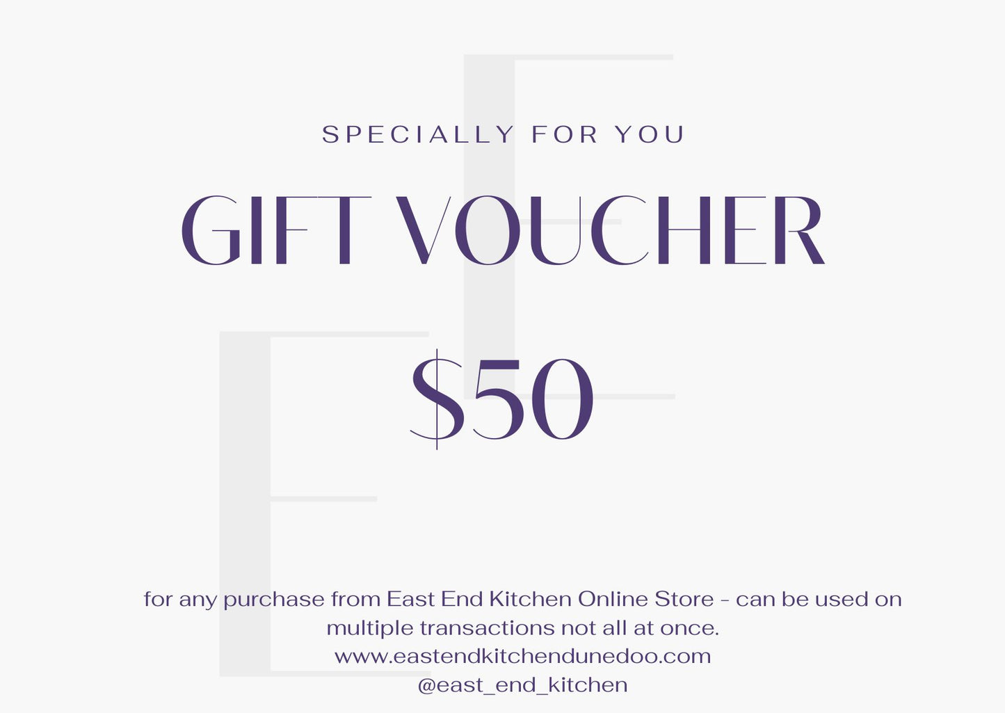 $50.00 Gift Voucher