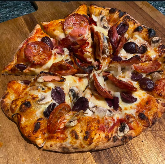 BBQ Chicken and Bacon Pizza